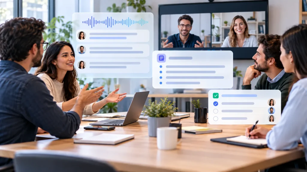 Fireflies.ai para reuniones con transcripción y resumen mediante inteligencia artificial